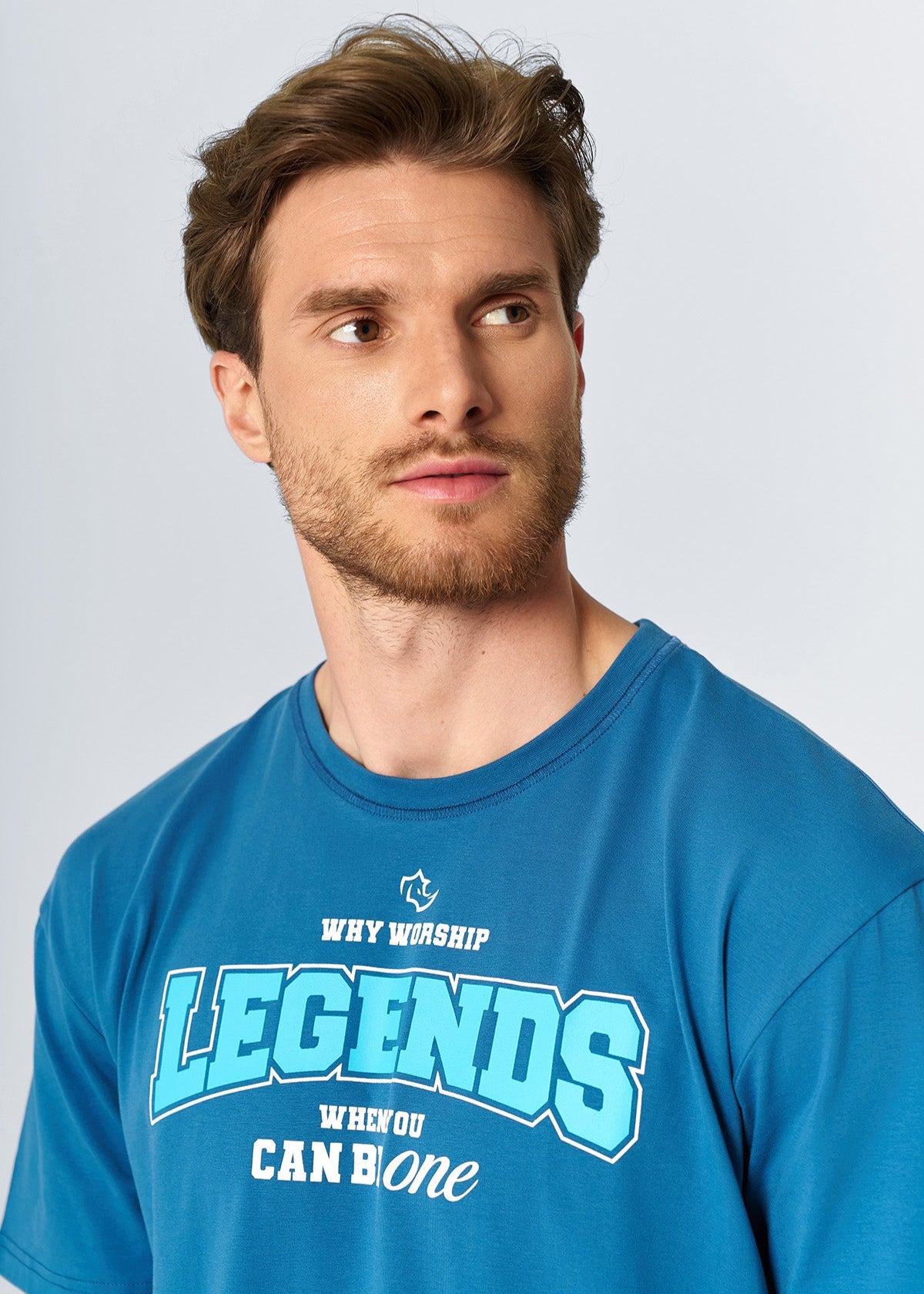 LEGENDS TEE - BLUE STEEL