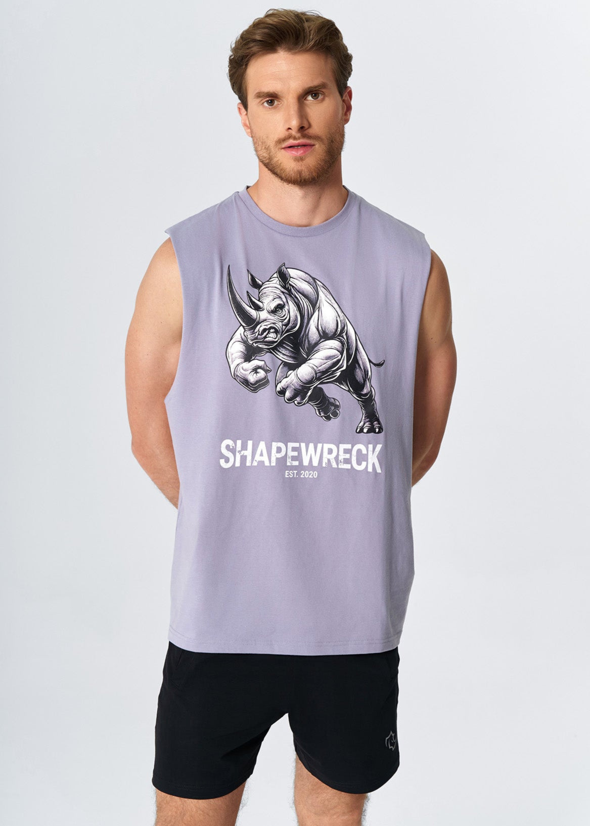 ICONIC RHINO TANK -  SMOKY GREY