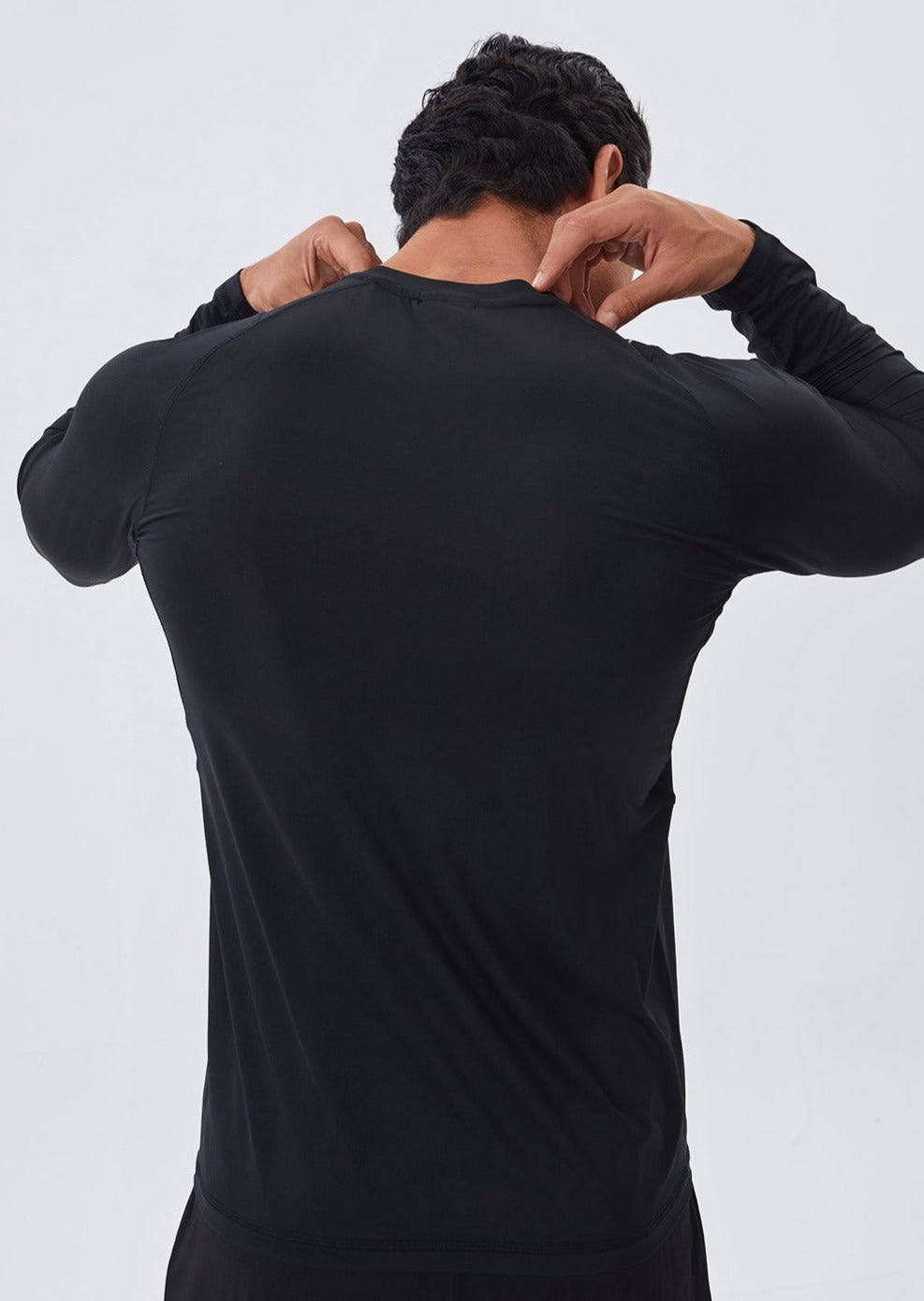 COMPRESSION FIT Long Sleeve CORE LONG SLEEVE - MIDNIGHT BLACK