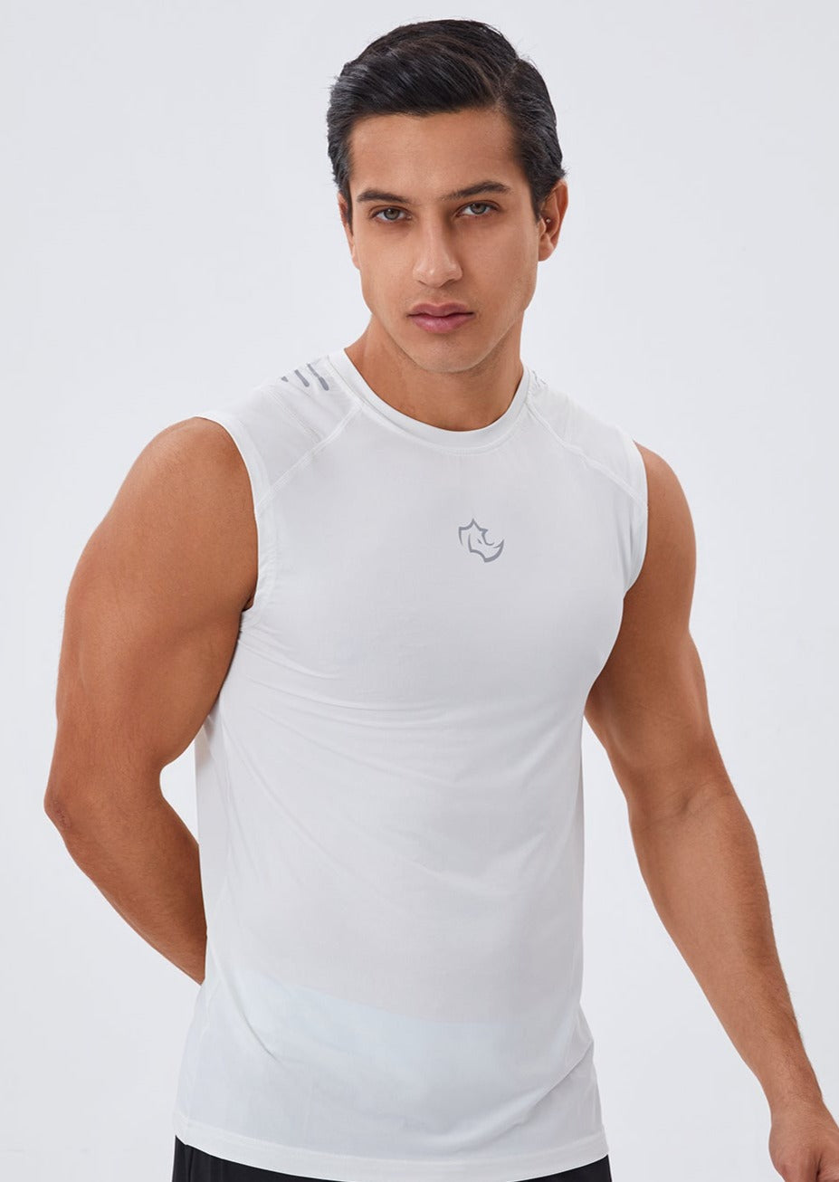 COMPRESSION FIT Tank CORE TANK - COCONUT WHITE