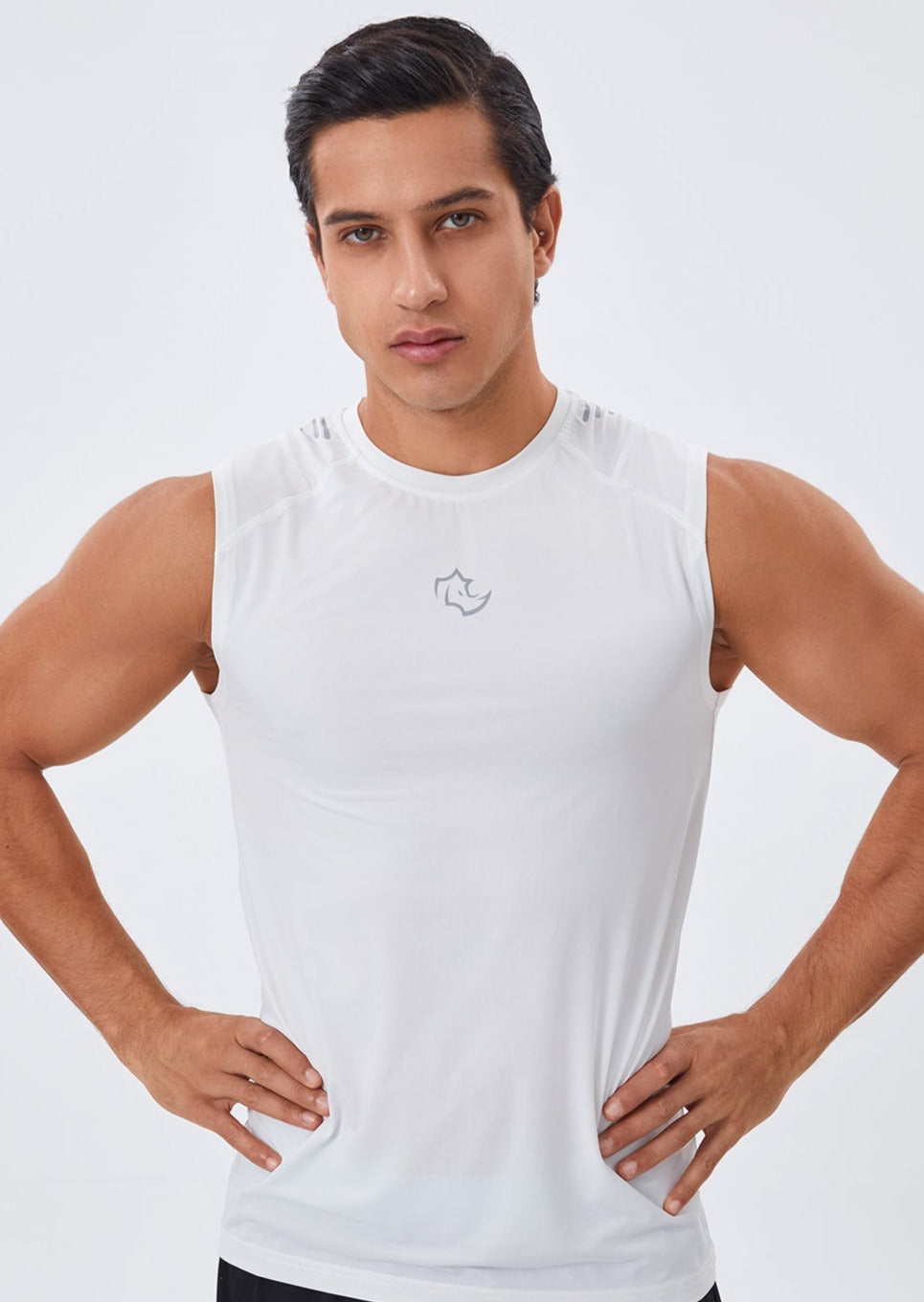 COMPRESSION FIT Tank CORE TANK - COCONUT WHITE