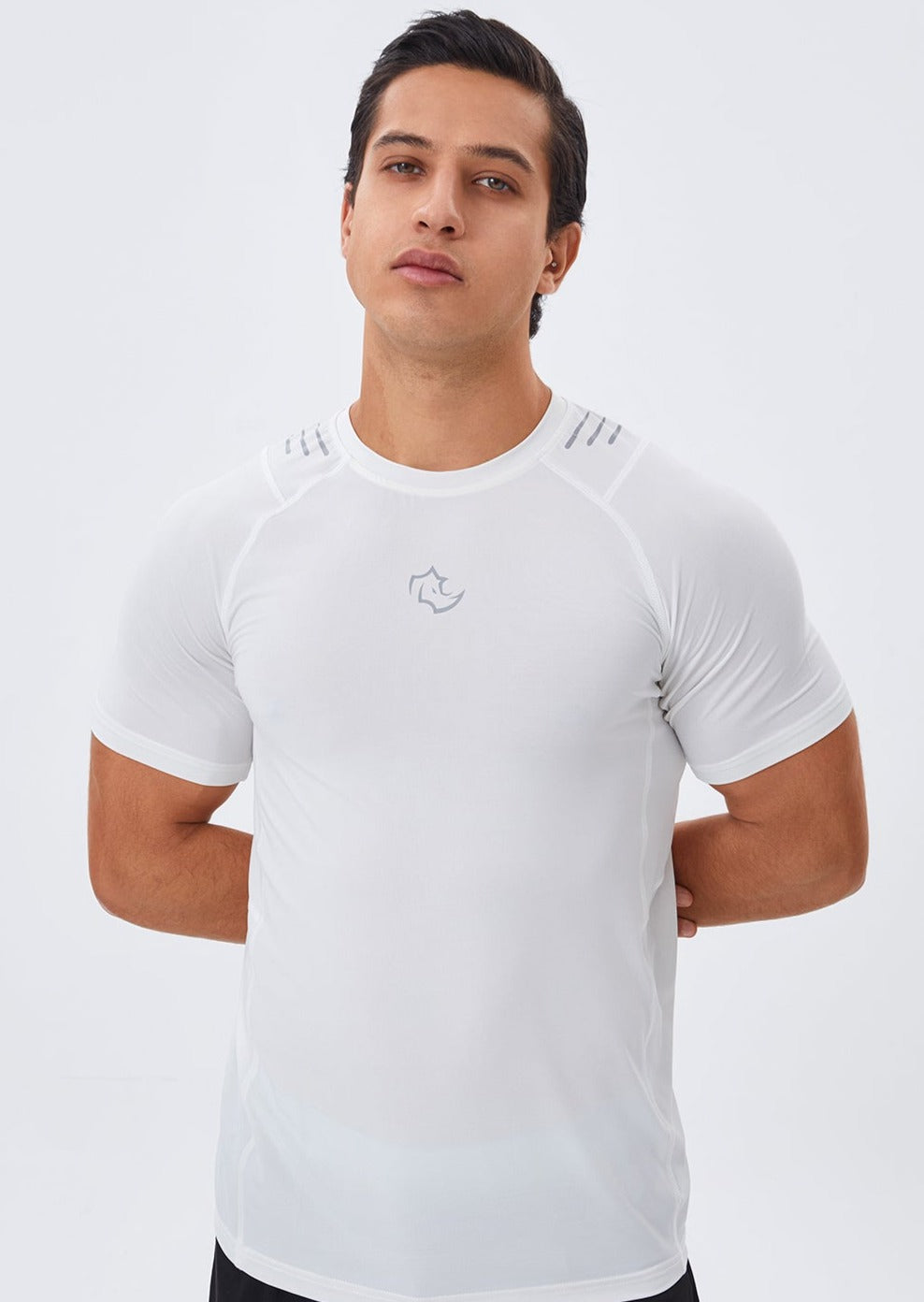COMPRESSION FIT Tshirts CORE TEE - COCONUT WHITE