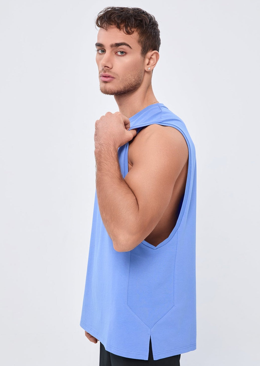 SLIM FIT Tank WRECK TANK - PERSIAN BLUE