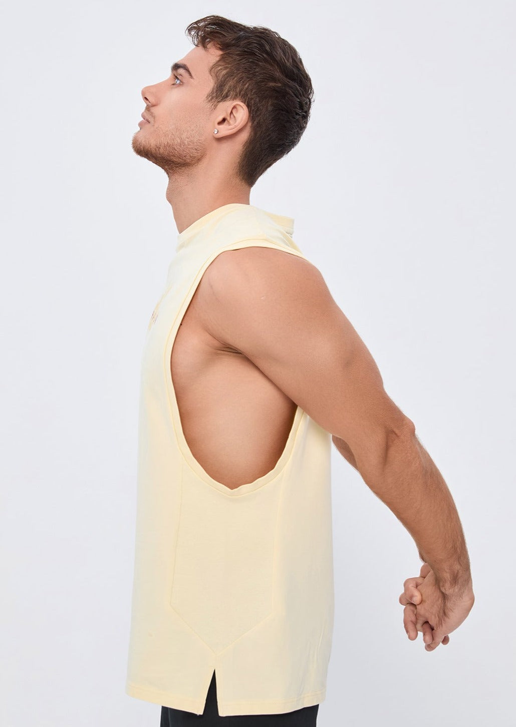 SLIM FIT Tank WRECK TANK - TRANSPARENT YELLOW