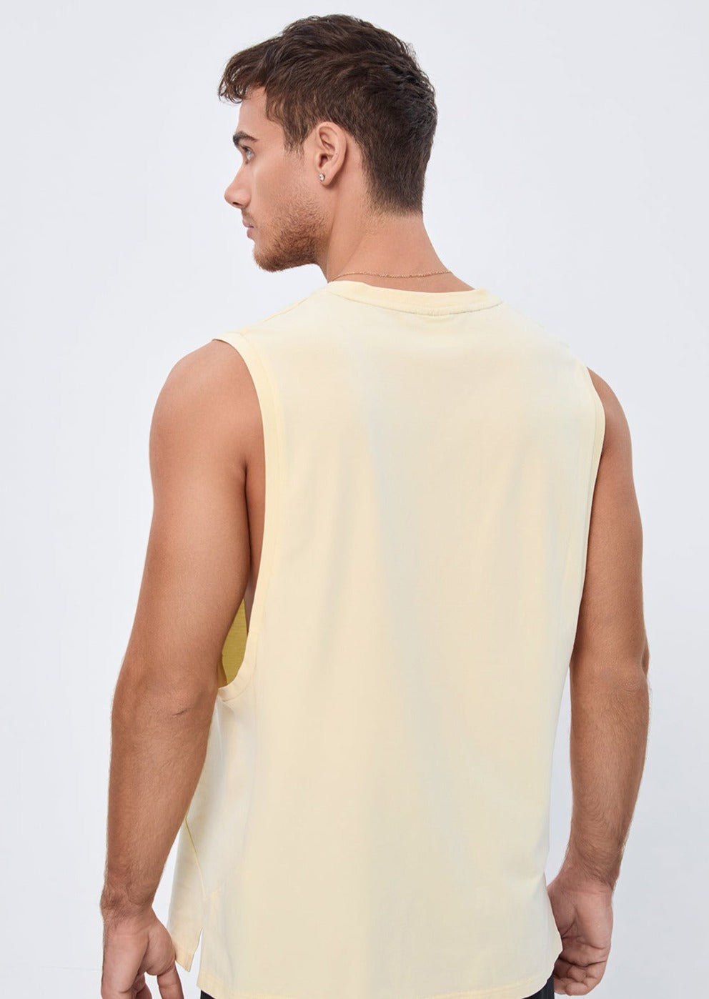 SLIM FIT Tank WRECK TANK - TRANSPARENT YELLOW